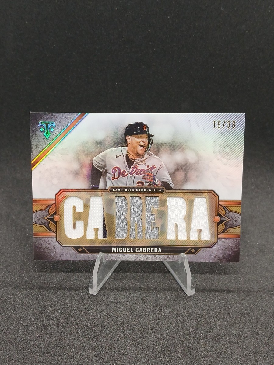 2024 Topps Triple Threads Relics, Miguel Cabrera #TTR-MC, /36 | eBay