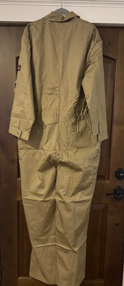 Monos resistentes al fuego Rasco FR para hombre talla 52X32 caqui regular #KFR751 HRC 2 Foto 3 de 4