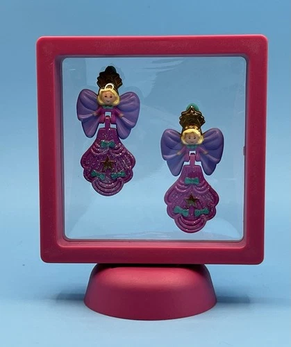 Polly Pocket POLLY’s TWINKLE STAR EARRINGS 1995 Vintage Bluebird EUC