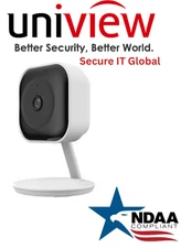 UNV 2MP HD Wi-Fi Cube 2-Way Audio NDAA IP Uniview Surveillance Security Camera