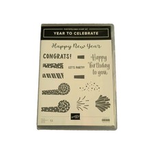 Stampin Up Year To Celebrate Photopolymer Stamp Set New Retired Set