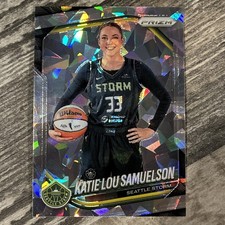 2025 Panini Prizm WNBA Katie Lou Samuelson Cracked Ice #82 Storm