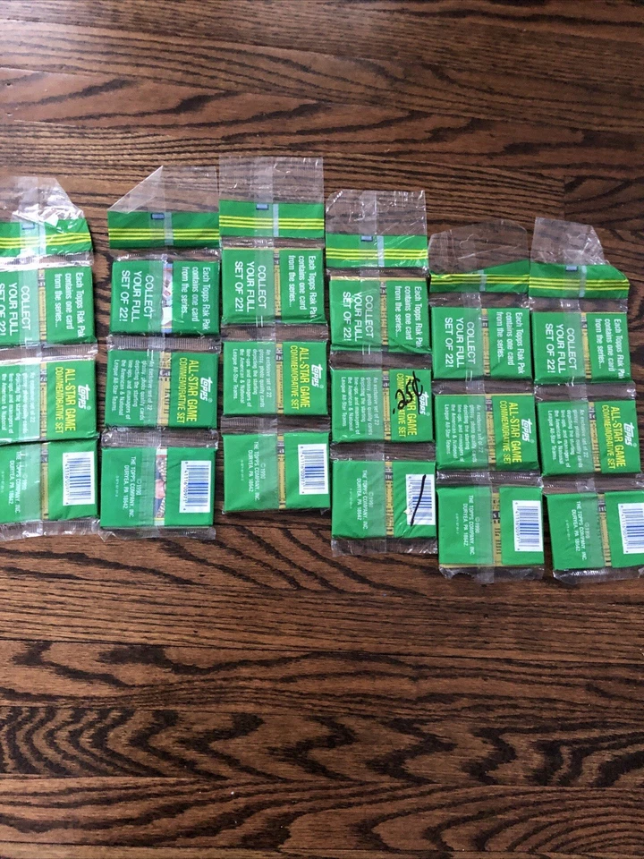 Pack de 3 tarjetas de béisbol Topps 1990 selladas Foto 2 de 2