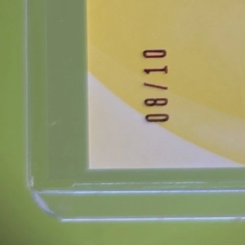 2012 Press Pass Racing Ignite Travis Pastrana Color Proof Yellow /10 #44 - Image 4 of 4