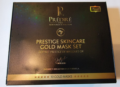 Predire Paris Prestige Skincare Gold Mask Set (10 Masks)