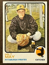 1973 Topps Baseball - #529 Milt May Pirates EX-EXMint EX-EXMT (High Series)