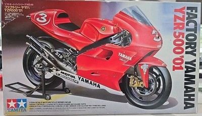 Maquette Tamiya Moto Yamaha 1/12 - Kit Plastique Neuf, Fabrication Japon (17 Ans+)