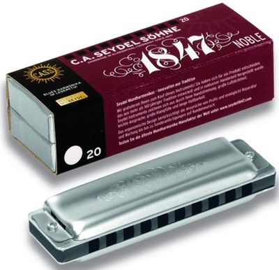 C.A. SEYDEL S?HNE MOUTH HARMONICA WITH STEEL REEDS - TONE? SOL (G) PADDY 