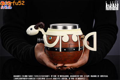 Psd Studio One Piece Going Merry Beer Barrel Cup Stainless Steel Mug GK Figure
