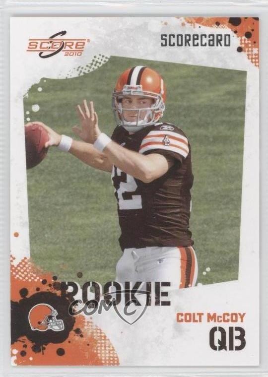 Colt McCoy Score #323 Scorecard