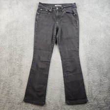 Levi's Women's Classic Bootcut Jeans Size 4 Black Mid Rise 515 Stretch Denim