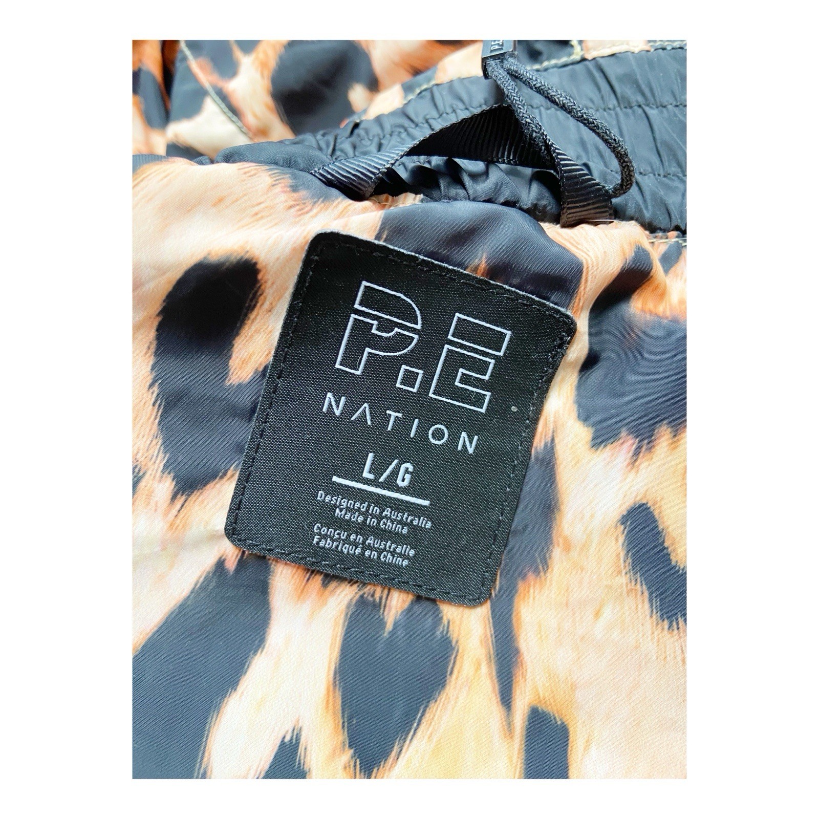 P.E. Nation Reversible Leopard Print Windbreaker … - image 9