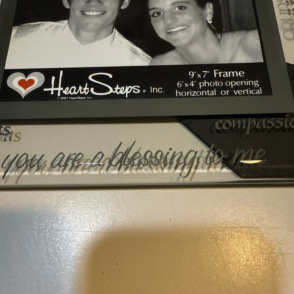 Marco Heartsteps Acrílico Transparente Best Friends 4 x 6 *NUEVO*en Embalaje Original Foto 3 de 4