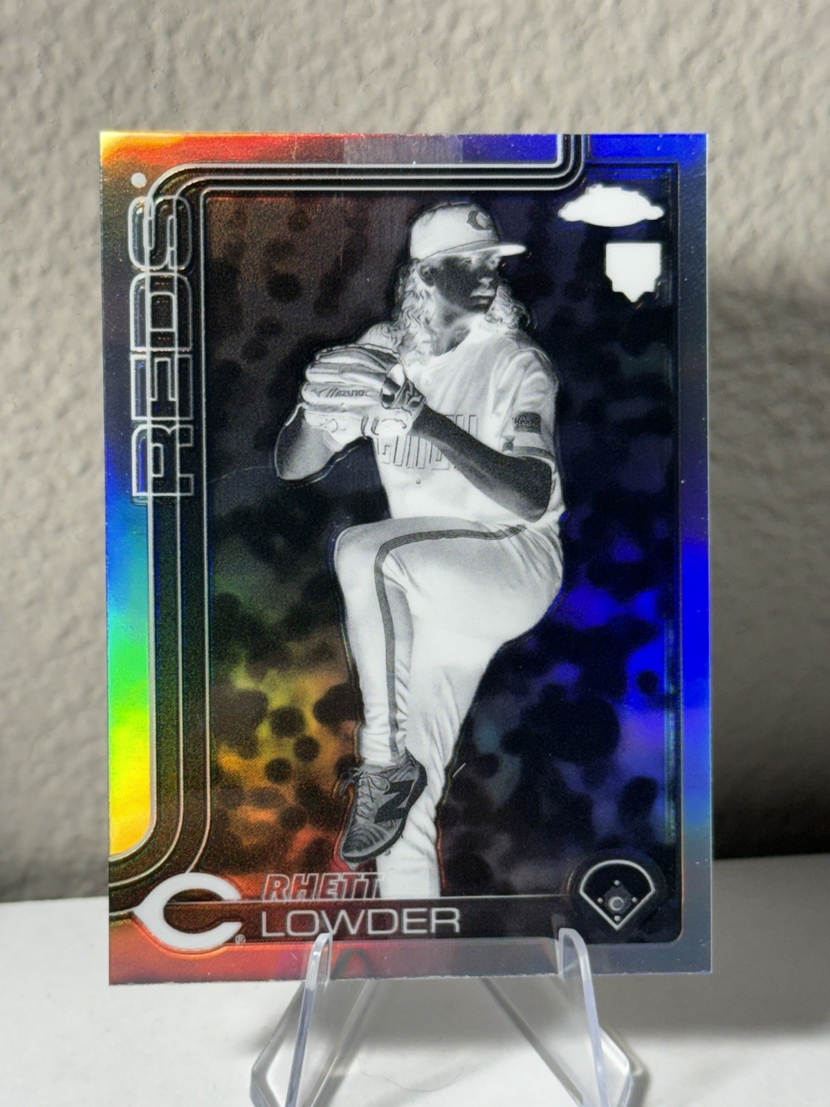 2025 Topps Chrome - Rhett Lowder #147 Negative Refractor (RC)