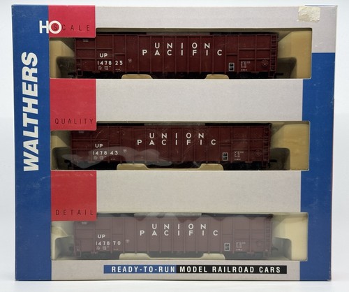 HO Walthers 932-34054 Union Pacific 61’ tolva de madera góndola coche (paquete de 3) UP | Zustand: Used