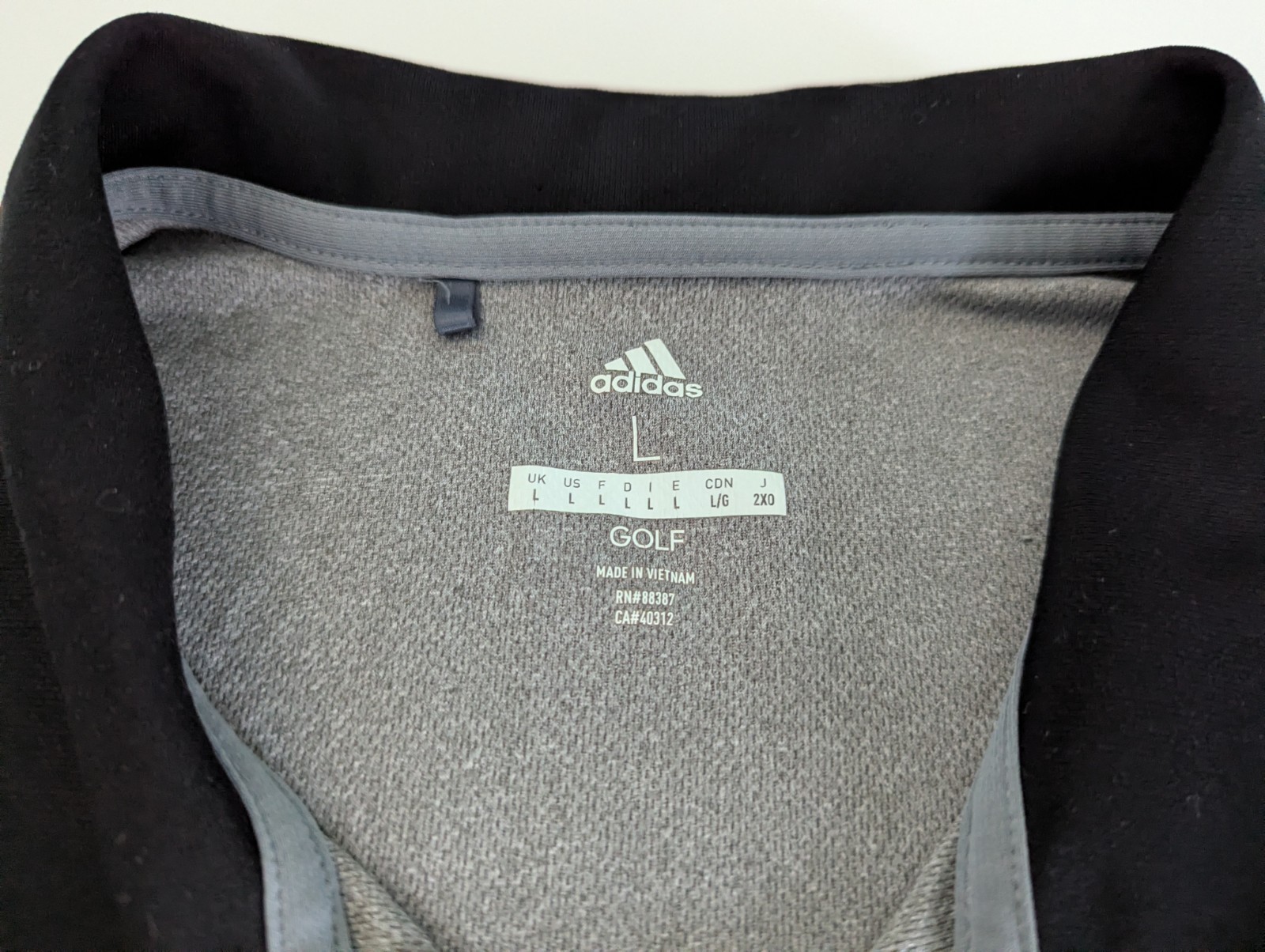 Servpro Adidas Golf Polo - Shirt Men's Large L Black thumbnail 6