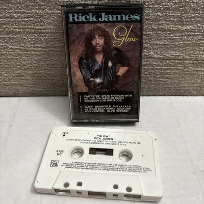 Rick James Cassette Tape Glow 1985 Motown Record WORKS 6135GC