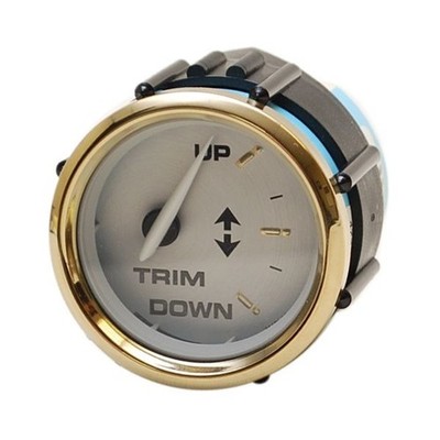 Faria Boat Trim Gauge GP7907B | Kronos Gold 2 Inch