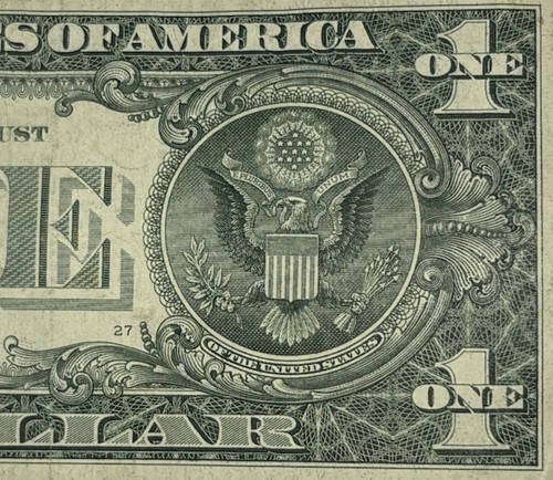 Birthday Note April 05 1994 fancy serial number 1 dollar billK04051994B FW - Picture 4 of 6