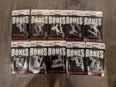 Reaper Bones Classic Female & Male Centaur Mix Lot of 10