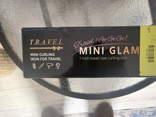 Travel 1 in Ceramic Mini Curling Iron Dual Voltage 3 Settings Auto Shut 356 F