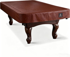 Waterproof Pool Table Cover, Heavy Duty Leatherette Billiard Table Cover for Poo