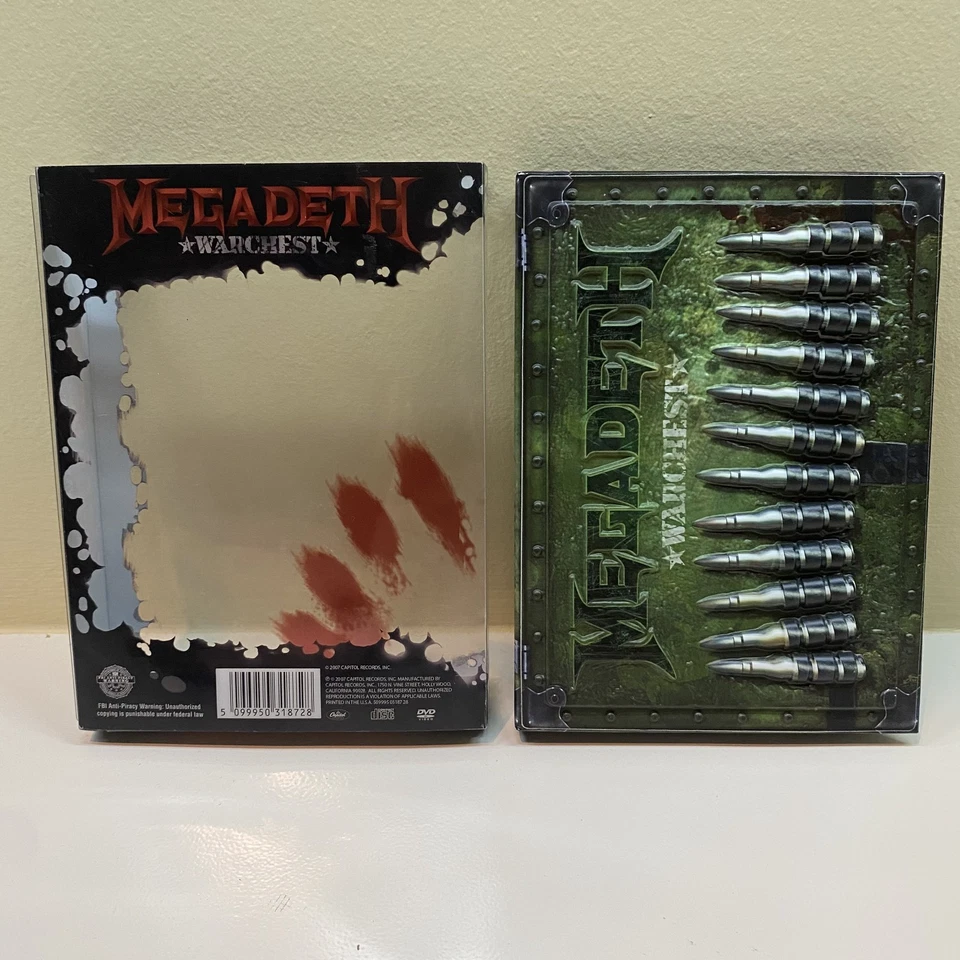 Megadeth Warchest Box 🎸 4-Disc Set (1 CD Missing) 2007 Capitol Records - Image 4 of 4