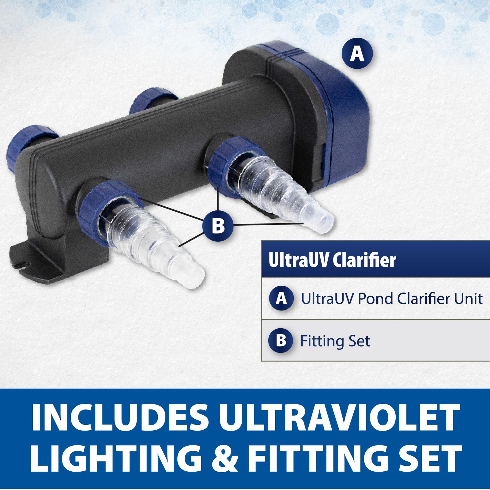 как выглядит The Pond Guy Ultrauv Ultraviolet Pond Water Clarifier Epa Registered Uv Light фото