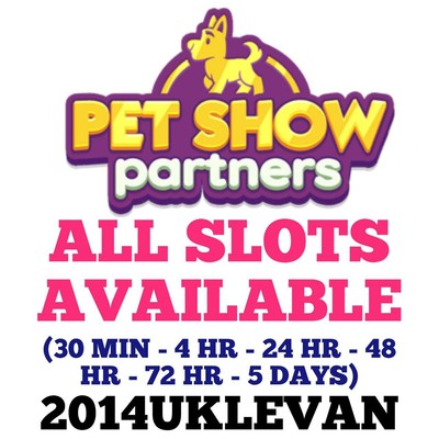 1 x PARTNER SLOTS - PET SHOW PARTNERS EVENT  Mono_poly_go  PARTNER EVENT