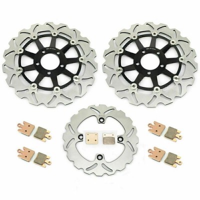 Bremsscheiben Vorne Hinten Beläge Für Kawasaki Ninja ZX-12R 2004 2005 2006 ZX12R