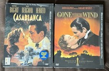 Casablanca and Gone With The Wind DVDs Brand New and Sealed