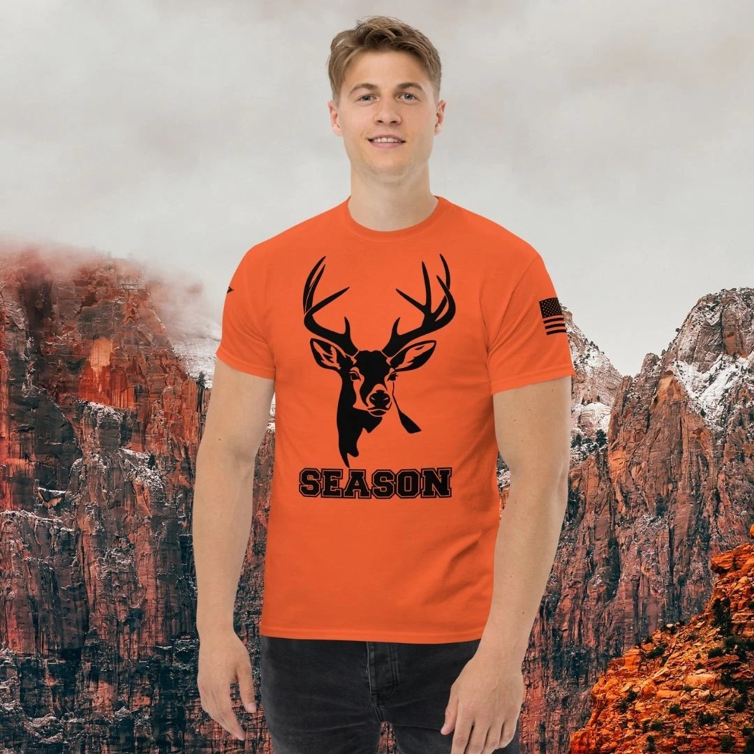 Deer Season T-Shirt | Warrior Veteran Clothing | Hunting Outdoors Unisex Tee USA