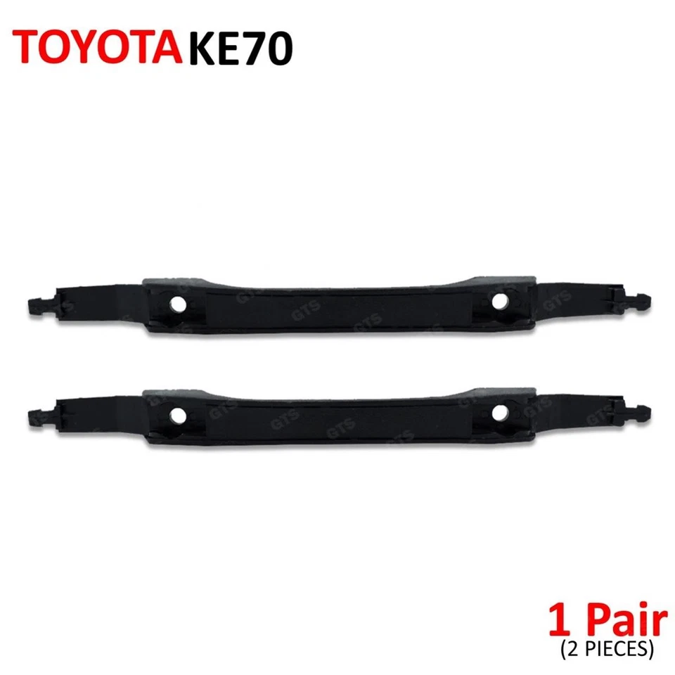 2X Manija de puerta de tracción con empuñadura interior negra para Toyota Corolla KE70 sedán 1981-1984 Foto 4 de 4