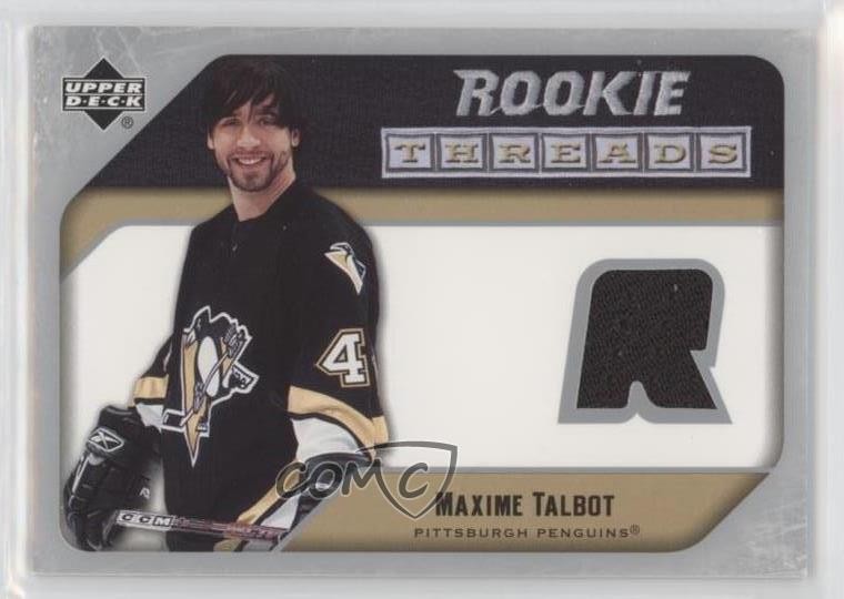 2005-06 Upper Deck Rookie Threads Maxime Talbot #RT-MT RC 0a4