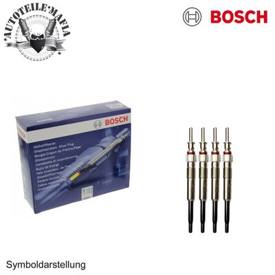 4x BOSCH Glühkerzen für CITROEN FORD PEUGEOT SUZUKI VOLVO