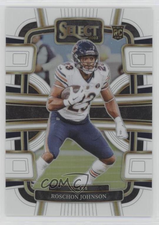 2023 Panini Select Concourse White Prizm 35/35 Roschon Johnson Rookie RC 0z9k