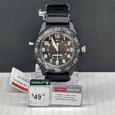 Timex Expedition Acadia Rugged Black Strap Mens Watch Analog Indiglo TW4B26300WX