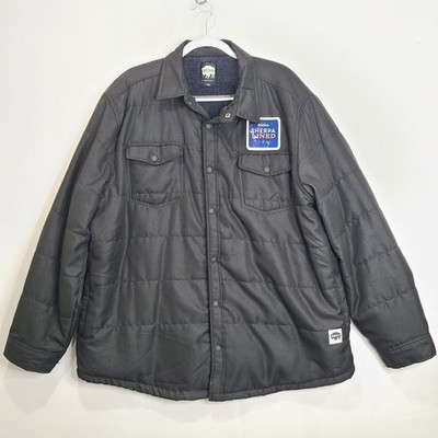 NWOT Buffalo Outdoor Workwear Sherpa Lined Snap Button Shirt Jacket 3xl