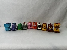 Lot of 10 VTech Go Go Smart Wheels Animals, Zebra, Lion, Bear, Hippo, Rhino, Pig