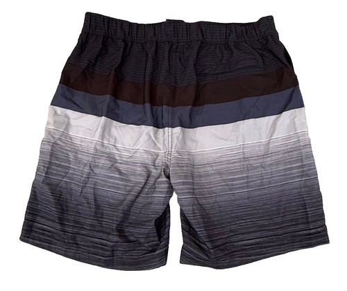 Free Country HydroFlx Board Shorts Swimming Trunks Large Black Gray Extra Large - Picture 2 of 23
