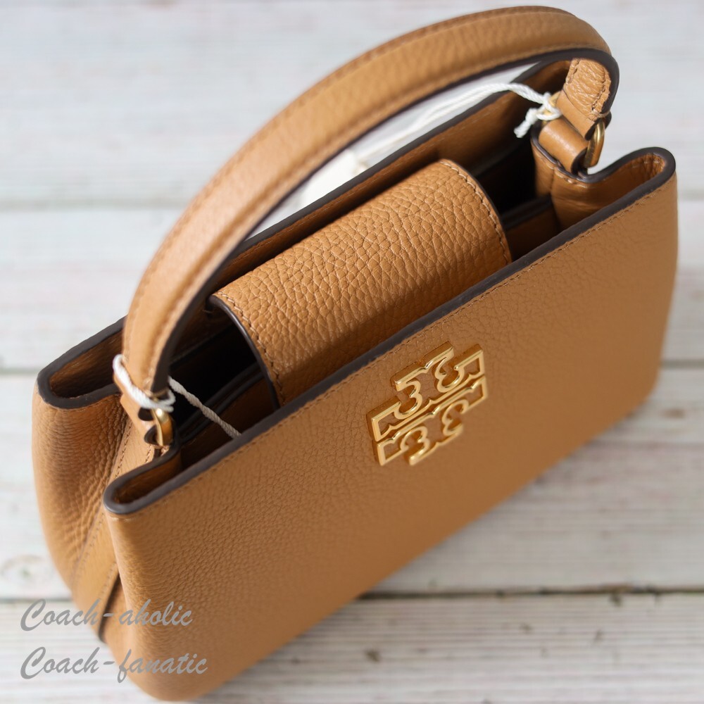 TORY BURCH 164763001 関税送料込 NWT Tory Burch Britten Micro Satchel Leather Crossbody in