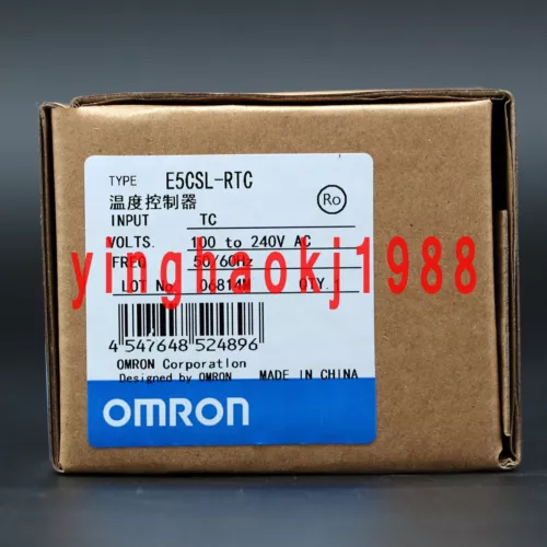 New Omron Temperature Controller E5CSL-RTC 100-240V free shipping