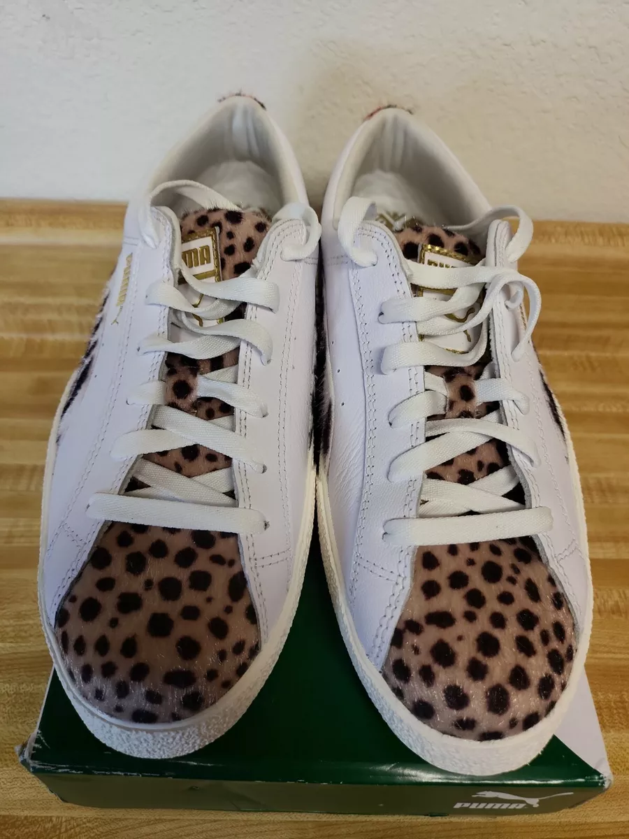Puma Love W.Cats Wn s size 9.5 Brand New with BOX. Animal Print fur