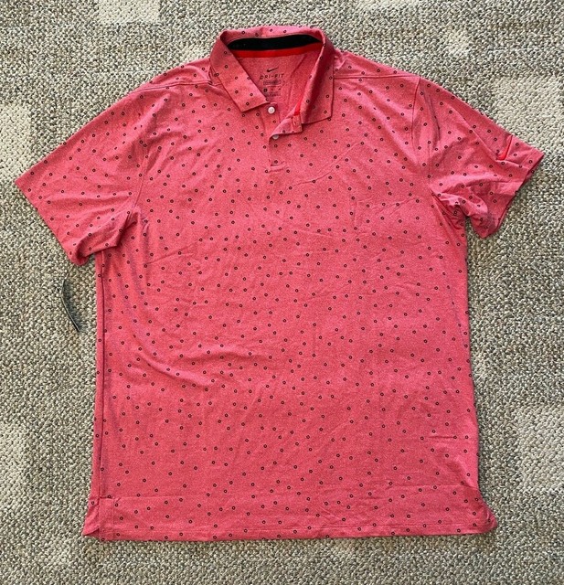 nike printed golf polo