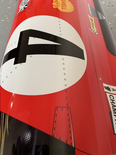 WOW!!JACKY ICKX Mario Andretti  Lemans Formula 1 Race Car Door Style Sign - Picture 6 of 6