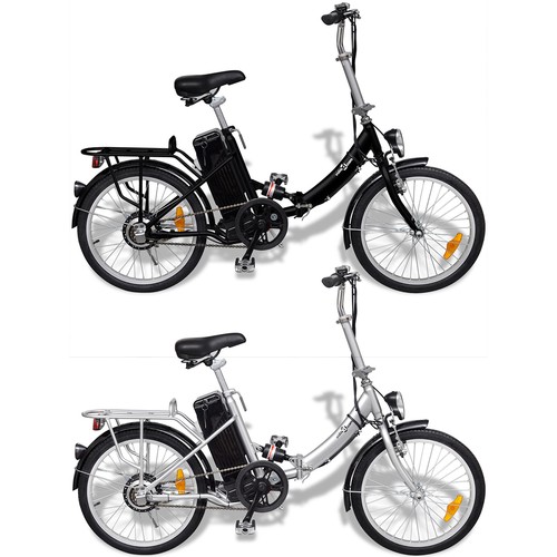 #Elektro Klapprad 20" Zoll Alu Elektrofahrrad Ebike E-Bike Pedelec Akku Fahrrad