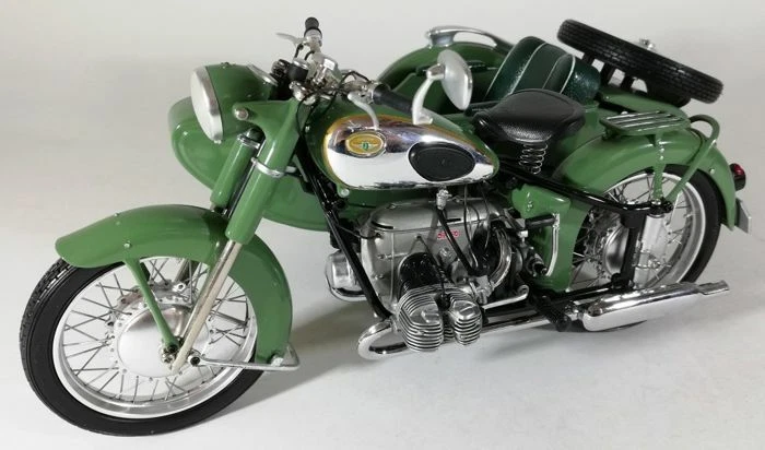 ZUNDAPP KS 601 1950 CON SIDECAR - SCHUCO 1/10 - Imagen 2 de 4