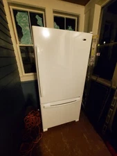 Amana 21.9 cu. ft. White Bottom Freezer Refrigerator - ABB2224BRW