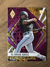 2021 Panini Chronicles Phoenix Purple Velocity Prizm #18 Ke'Bryan Hayes