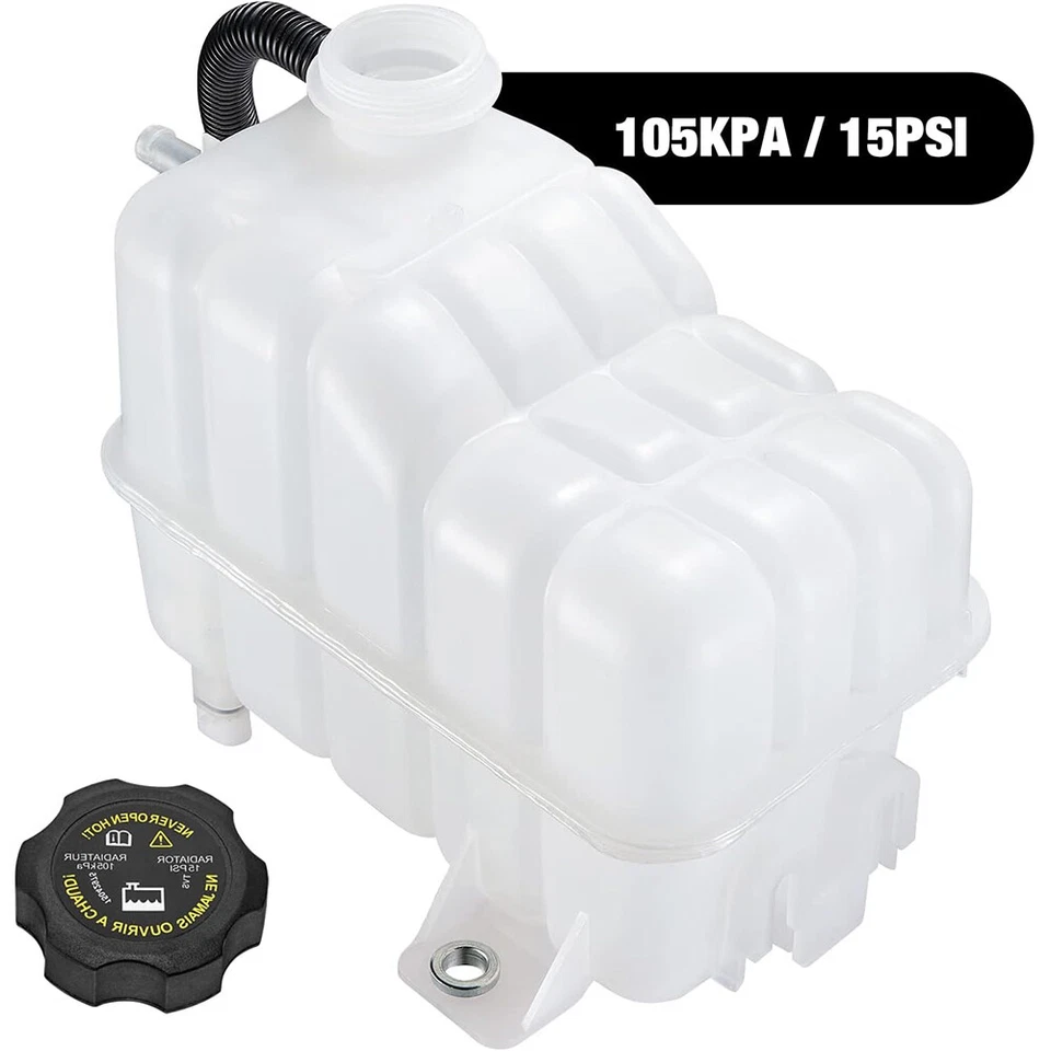Tanque de recuperación de depósito de refrigerante del motor para 99-06 Chevy Silverado GMC Sierra 1500 Foto 3 de 4